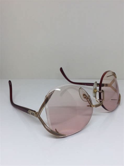 New Vintage Christian Dior 2289 Rimless Eyeglasses C. 48 Gold 